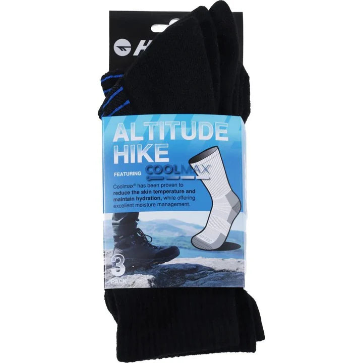 Hi-Tec Unisex Altitude Hike Coolmax | 3 Pack Socks