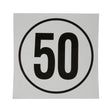 Genfitt Vehicle Speed Sticker - 50km