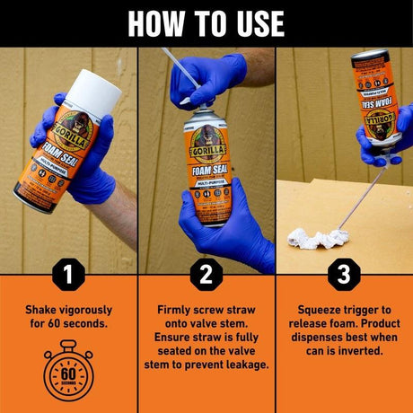 Gorilla Heavy Duty Expanding Foam - 340ml