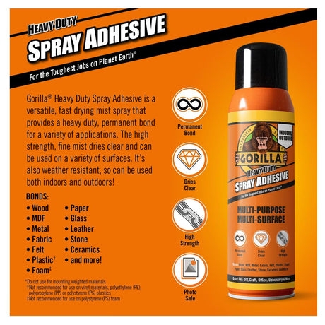 Gorilla Spray Adhesive - 400ml
