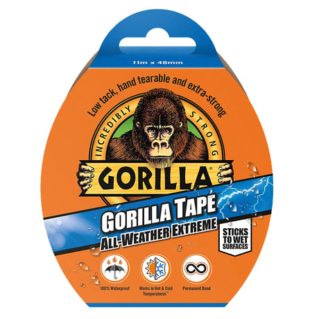 Gorilla Tape All Weather Extreme | Black - 48mm x 11m