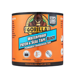 Gorilla Tape Waterproof Patch & Seal | Black - 3m x 100mm
