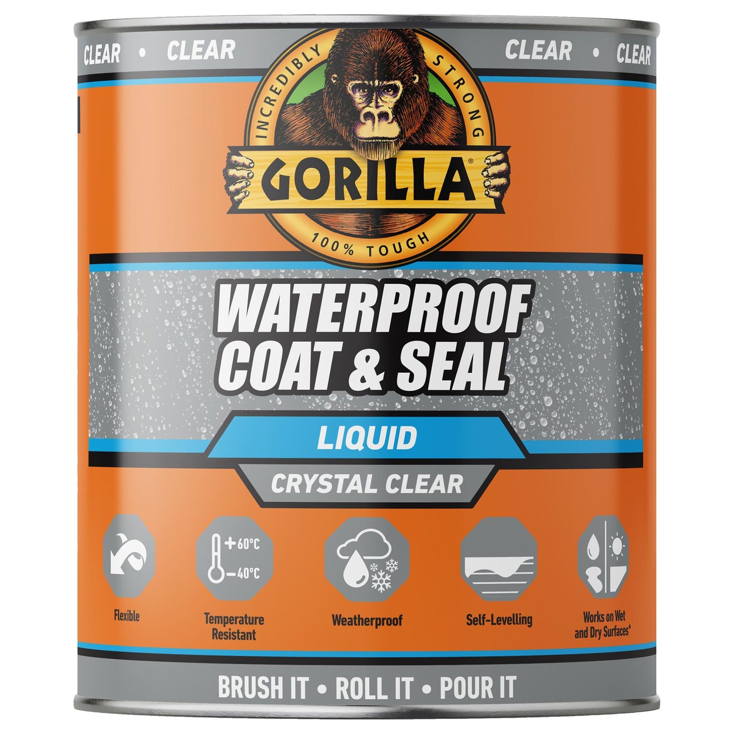 Gorilla Waterproof Coating and Seal Clear | 473ml