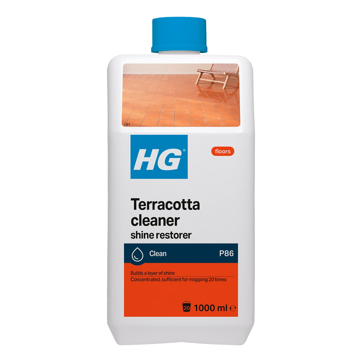 HG Terracotta Cleaner Shine Restorer | 1 Litre