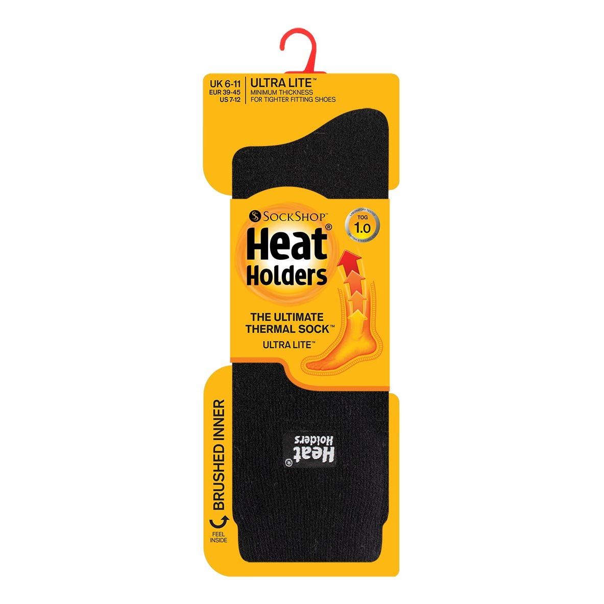 Heat Holder Men’s Cardinal Ultra Light Plain Socks
