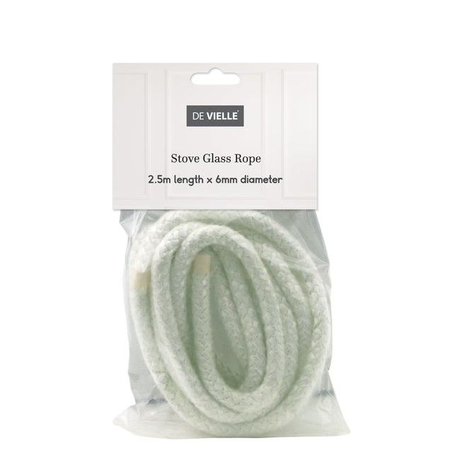 De Vielle Stove Glass Rope | White