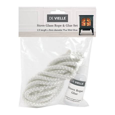 De Vielle Stove Glass Rope | White