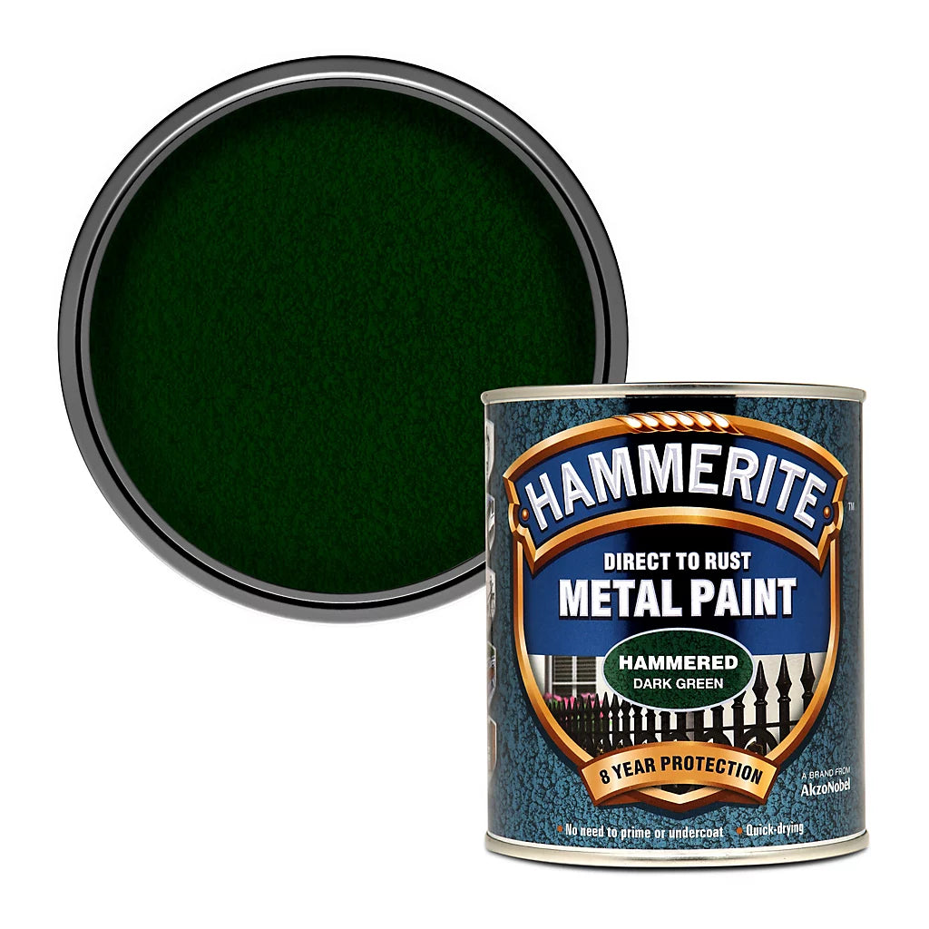 Hammerite Hammered Metal paint | Dark green - 750ml