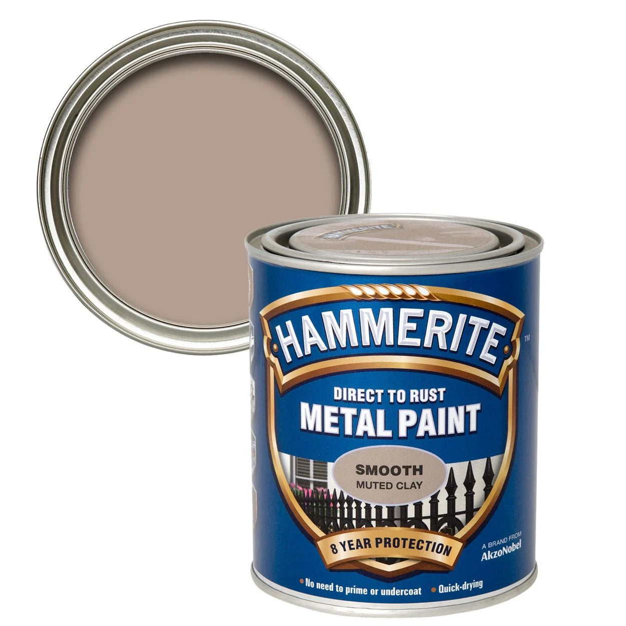 Hammerite Smooth Metal Paint | Muted Clay - 750ml