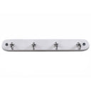 Headbourne Hook Rail 4 Chrome Hooks | Small