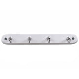 Headbourne Hook Rail 4 Chrome Hooks | Small