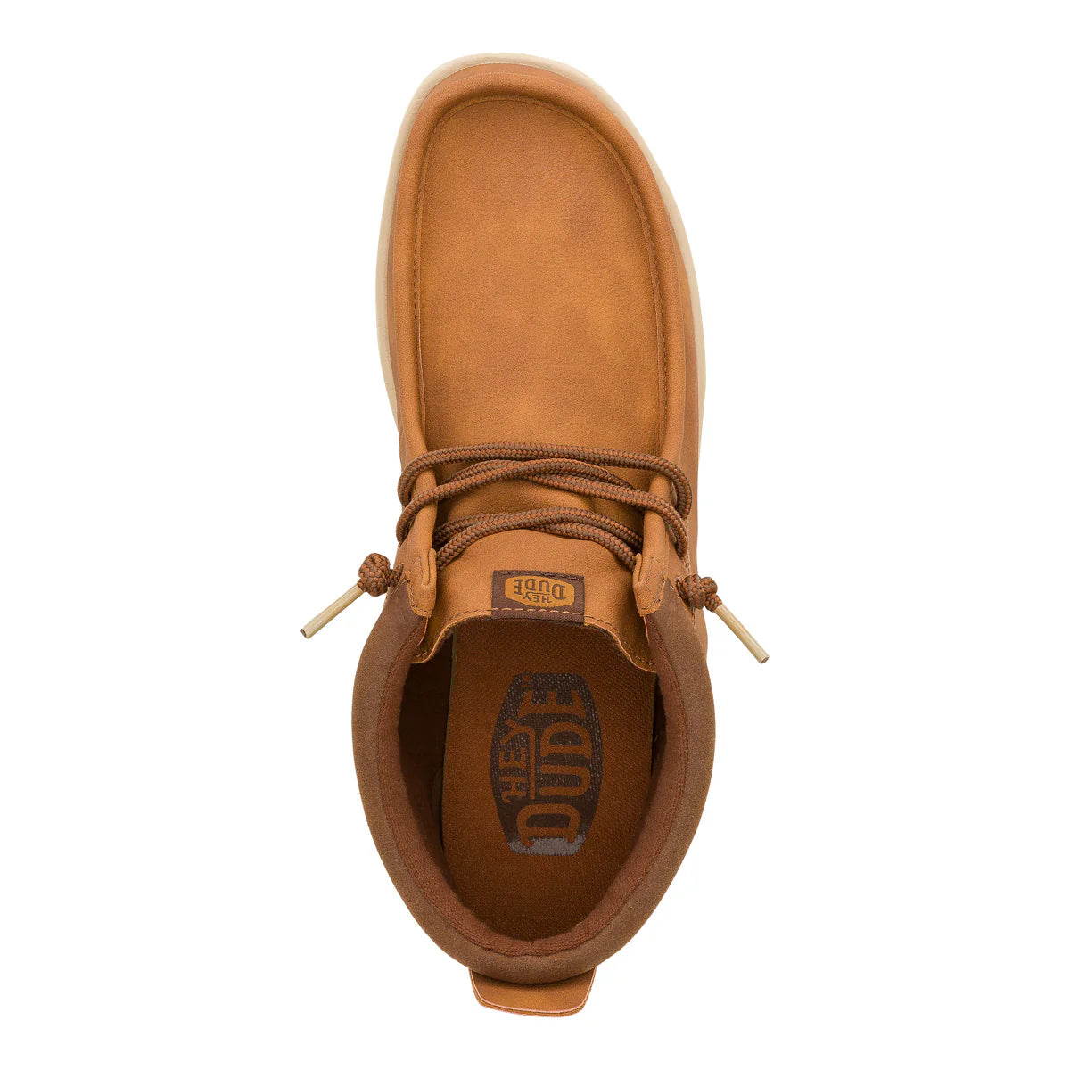 HeyDude Wally Mid GripR Workwear | Cognac/Tan - Men