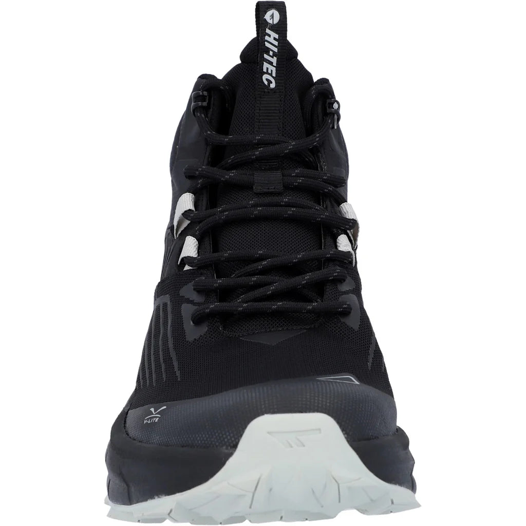 HI-TEC Fuse Trail Mid WP - Scarponcchi Uomo, Impermeabili E Ultra Leggeri Per Escursionismo, Colore Nero