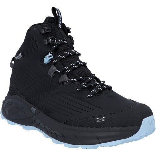  Hi-Tec Ladies Fuse Trek Mid Hiking Boots | Black/Blue