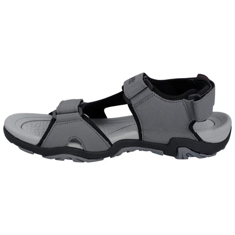 Hi-Tec Mens Crater Walking Sandals Grey