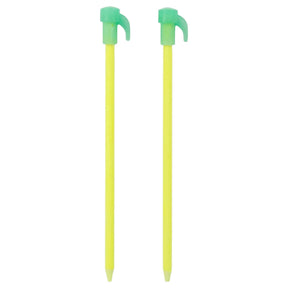 Highlander Fluorescent Tent Peg - 200mm - Pack of 6