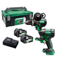 Hikoki KC18DC 18V Heavy-duty Compact Brushless Twin Pack | 2x 5Ah Multi-Volt Batteries