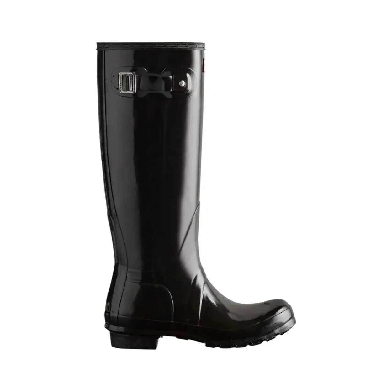 Hunter Ladies Original Tall Gloss Wellington - Black