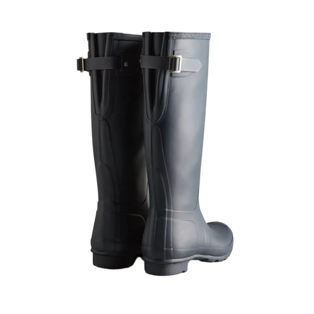 Hunter Ladies Tall Back Adjustable Wellington - Navy