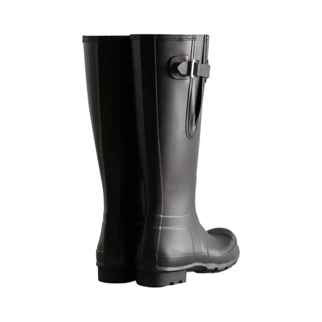 Hunter Men's Tall Side Adjustable Wellington - Black