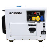 Hyundai generator on a white background