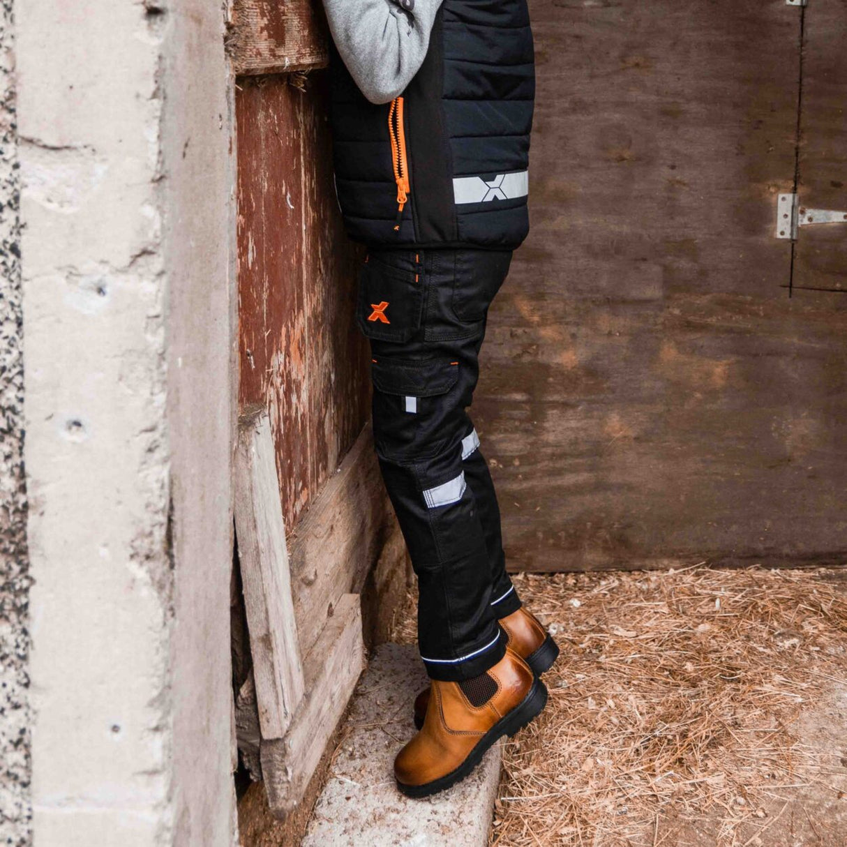 Xpert Pro Junior Stretch Work Trouser | Black