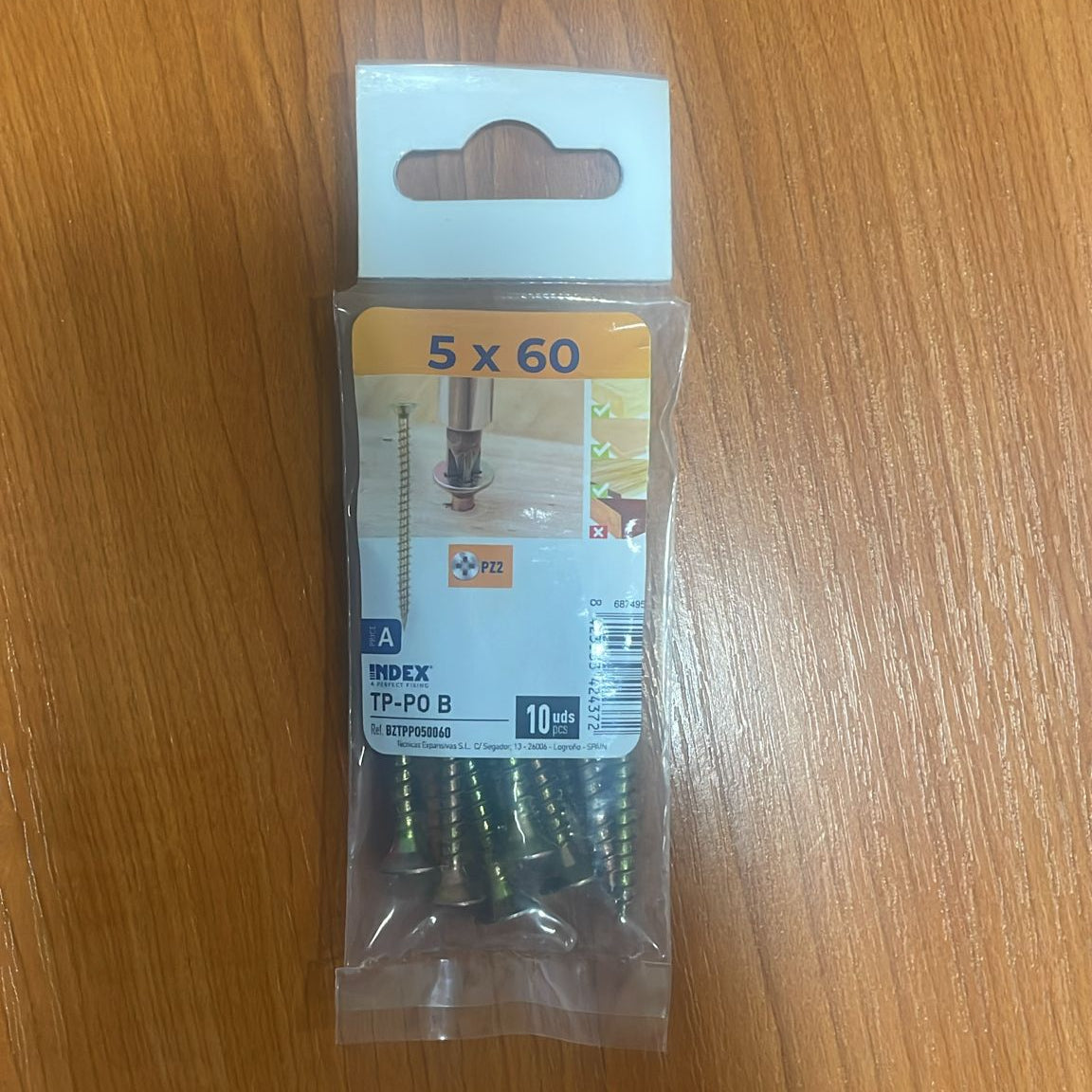 Index Chipboard Pozi Screw Yellow - 5MM | Pack of 10