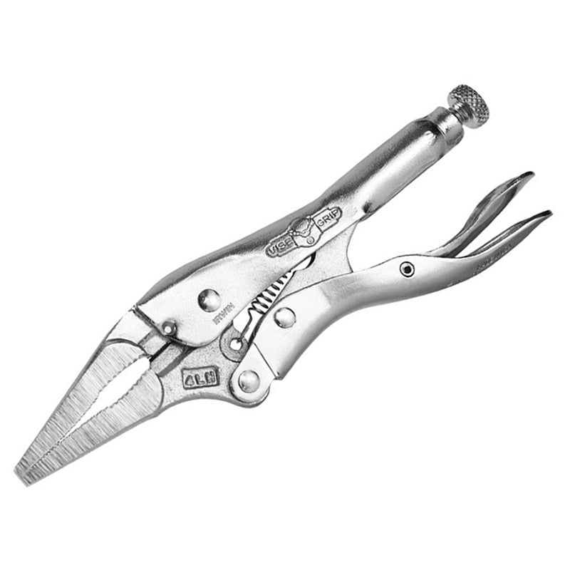 Irwin Vise-Grip 4LN Original Long Nose Locking Pliers with Wire Cutter – 4″ / 100mm
