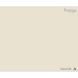 Prestige Island
A solid color swatch card for Prestige Fine Paints in the color 'Island 26', showing a warm light beige background with the brand logo in the top right and the color name in the bottom right.