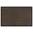 JVL Commodore Barrier Mat | Brown/Black