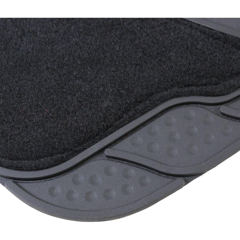 JVL Contour Black Luxury Car Mat - Set of 4