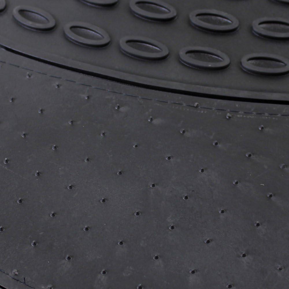 JVL Contour Black Luxury Car Mat - Set of 4