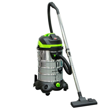 Jefferson Stainless Steel Wet & Dry Vacuum Cleaner | 30L - 230V