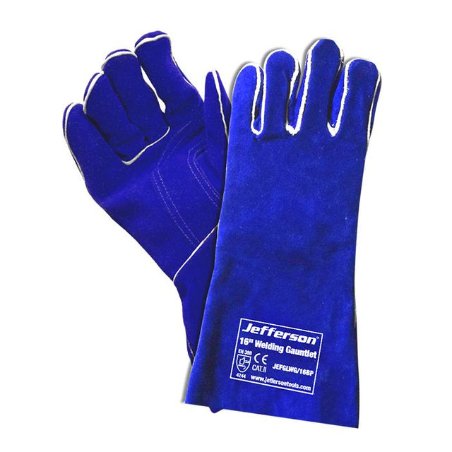 Jefferson Welders Gauntlet | Blue - 16In 