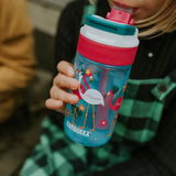 Kambukka Lagoon Flamingo Water Bottle 400Ml Blue