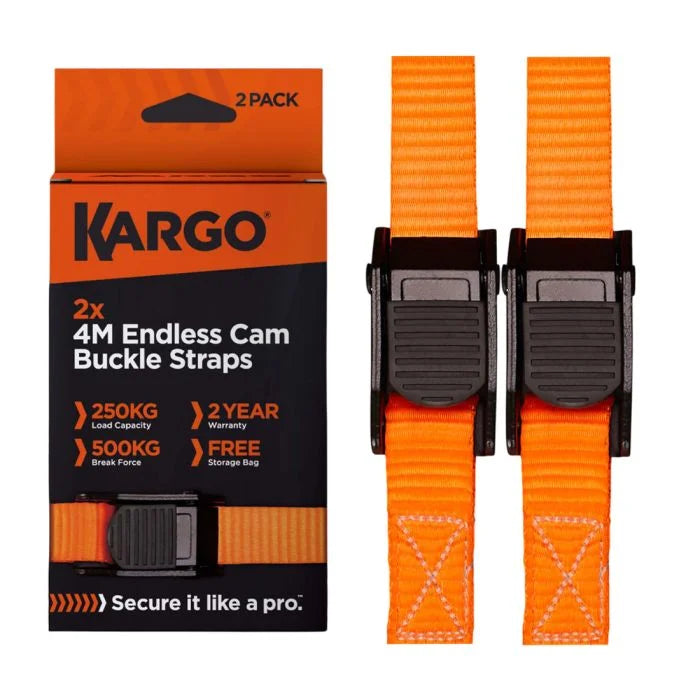 Kargo Cam Buckle Strap 4Mx25mm | Pack of 2