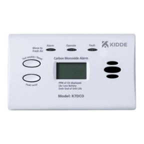 Kidde K7DCO - 10 Year Carbon Monoxide Alarm with Digital Display