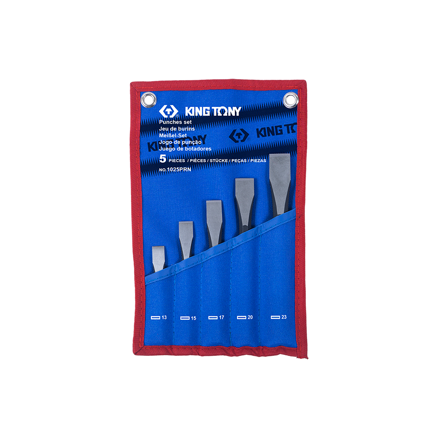 King Tony 1025PRN Flat Chisel Set - 5pc