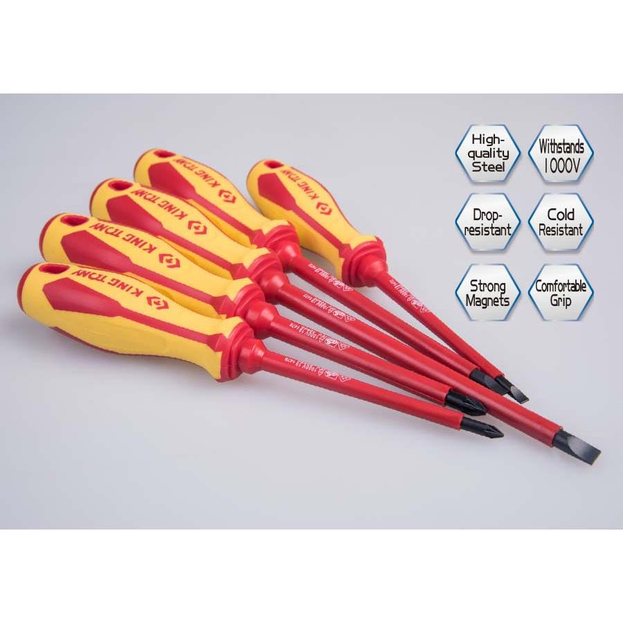 King Tony 30605MR Insulated Screwdriver Set - 5pc