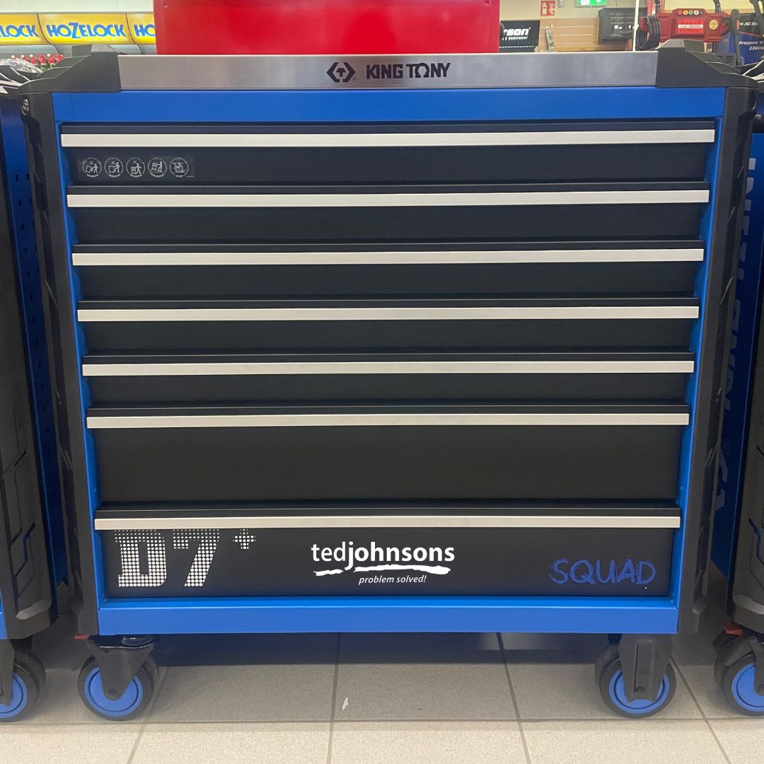 King Tony XL Squad Model D+ Tool Trolley - 8 Drawers