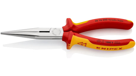 Knipex 2616200 VDE Long Nose Pliers | 200mm