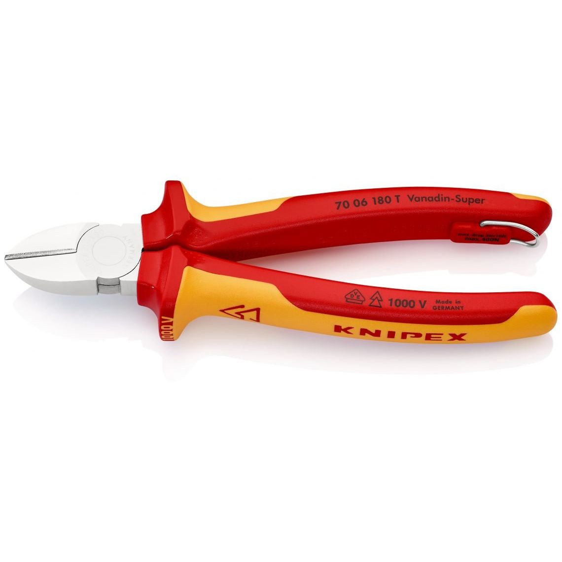Knipex 7006 Insulated Multi-component Grip Diagonal Cutter 180mm