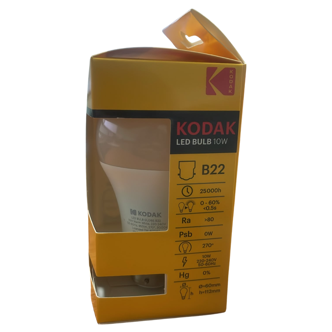 Kodak LED Bulb 10W B22 950 Lumen | Warm White 