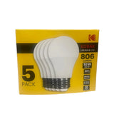 Kodak LED Bulb 5W GU10 - 400 Lumen In Warm White | Pack of 5