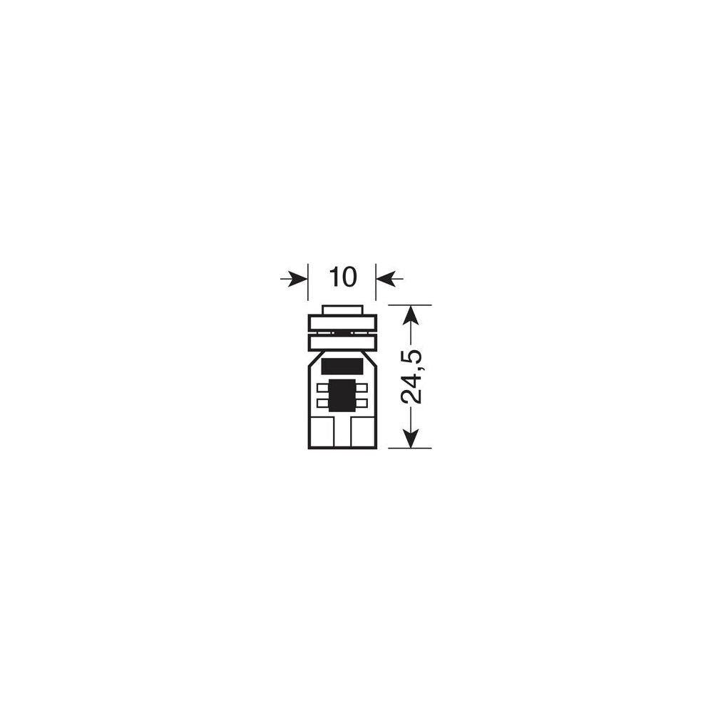 Lampa Hyper-Led Bulb 4 SMD x 3 chips - (T10) - Quadrifocus