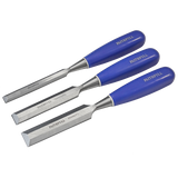 Faithfull 3 Piece Blue Chisel Set