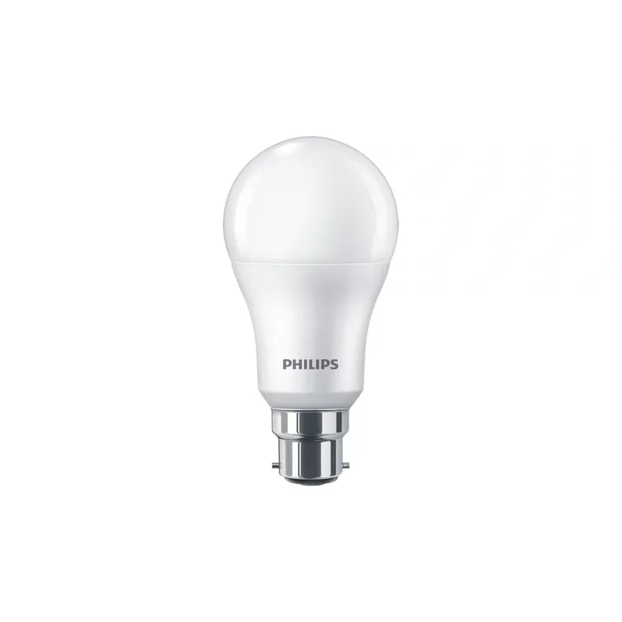 The Philips LED B22 Bulb Pack delivers powerful, energy-efficient lighting for everyday indoor use. Designed as a replacement for traditional 100W incandescent bulbs, these LED bulbs provide bright warm white illumination while helping to reduce energy consumption and maintenance costs.

Ideal for larger rooms, kitchens, living areas, workspaces, and other areas requiring high light output.

Key Features:

High Brightness Output – Produces 1521 lumens of warm white light for bright and comfortable illuminat