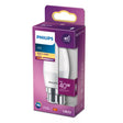 The Philips LED Candle Bulb B35 B22 combines elegant candle styling with efficient LED technology, making it ideal for chandeliers, wall lights, decorative fittings, and table lamps. Featuring a frosted finish and warm white illumination, this bulb delivers soft, diffuse lighting with long-lasting performance and reduced energy consumption.

Key Features:

Soft Diffused Lighting – Frosted finish provides a gentle and comfortable warm white glow, ideal for decorative and ambient lighting.
Energy-Efficient LE