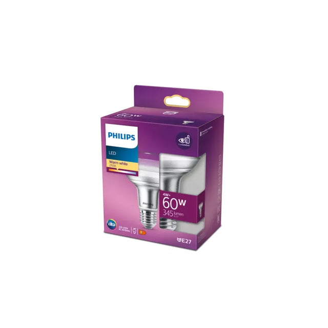 Philips LED Reflector Blub 60W R80 E27 360 Lumens | Warm White 