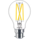 Experience dimmable, warm white LED light

Create a warm, inviting ambience

Philips LED light bulbs provide a beautiful, warm white light, an exceptionally long life and immediate, significant energy savings. With a pure and elegant design, this bulb is the perfect replacement for your frosted traditional bulbs.